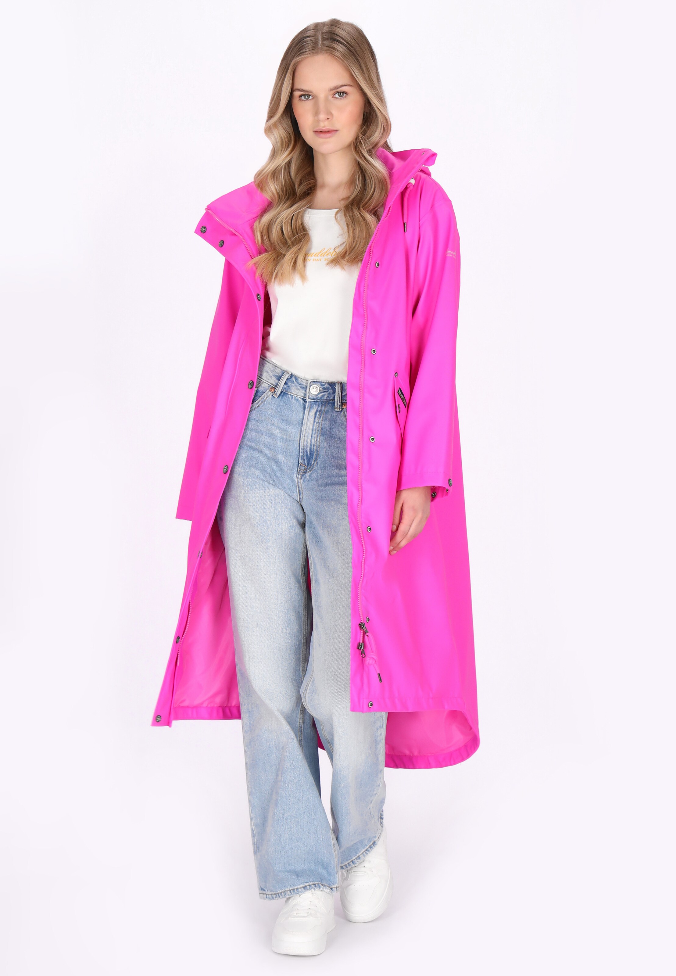 Manteau mi-saison Schmuddelwedda en rose