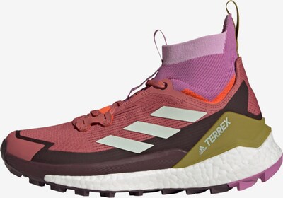 ADIDAS TERREX Boots 'Free Hiker 2.0' en kaki / violet / melon / argent, Vue avec produit