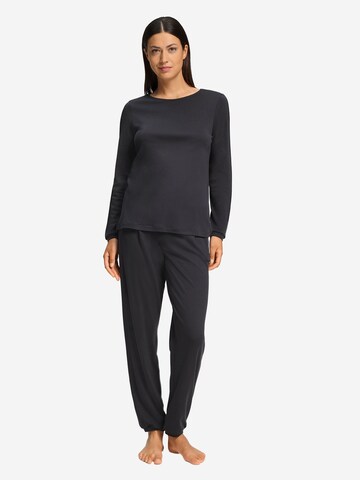 Hanro Pyjama ' Franca ' in Zwart
