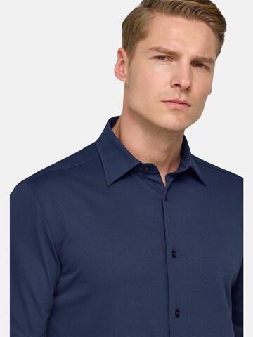 Boggi Milano Regular Fit Hemd in Blau