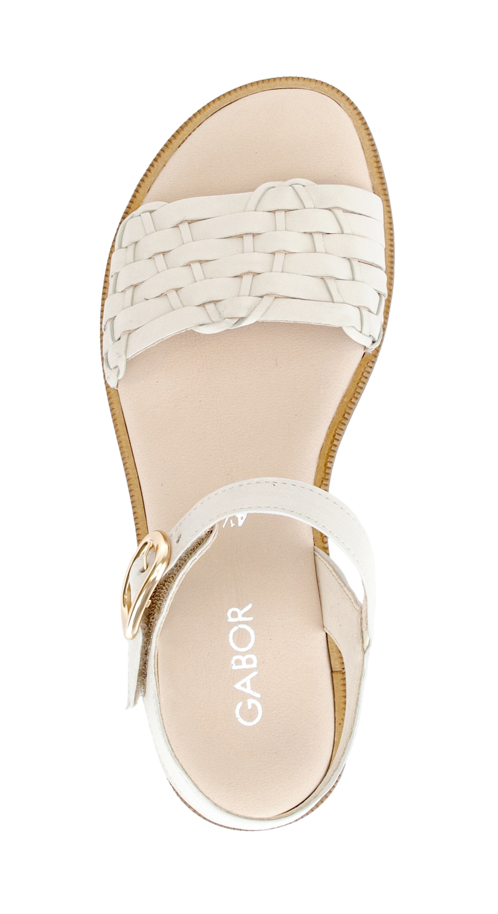 GABOR Strap Sandals in White