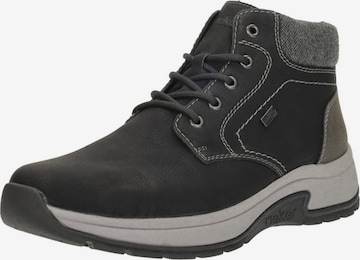 Bottes à lacets 'Veterschoenen Hoog' Rieker en noir : devant