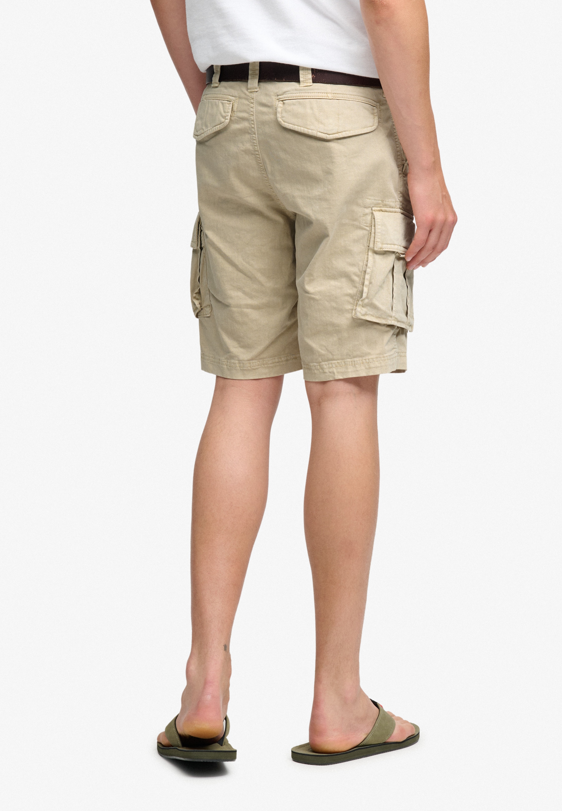 Superdry & Co Loose fit Cargo Pants 'Core' in Beige
