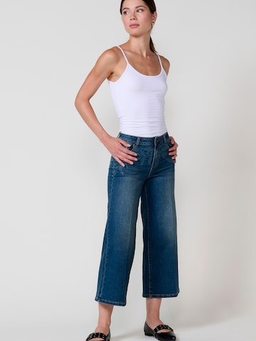KOROSHI Bootcut Jeans in Blauw