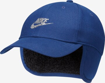 NIKE Athletic Hat 'Winterized' in Blue: front