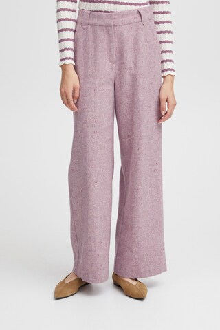 Atelier Rêve Wide leg Pants 'Zoey' in Pink: front