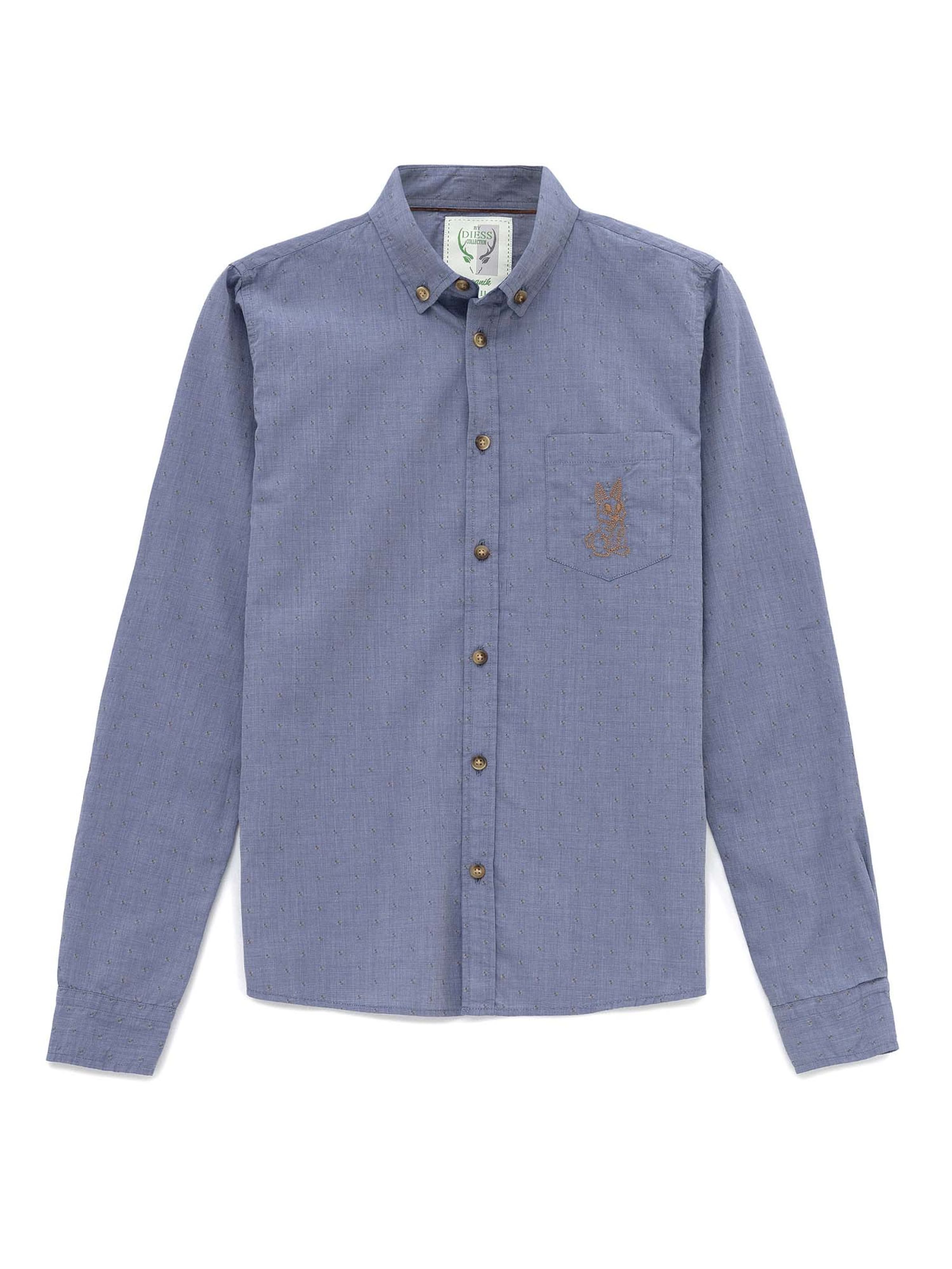 By Diess Collection Regular fit Πουκάμισο σε μπλε: μπροστά