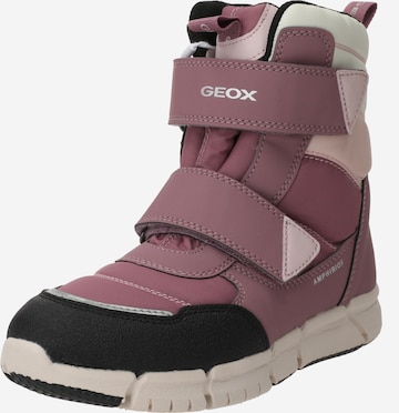 GEOX Snöboots i rosa: framsida