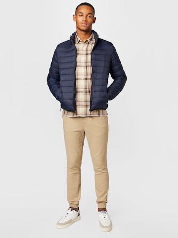 Abercrombie & Fitch Regular fit Overhemd in Bruin