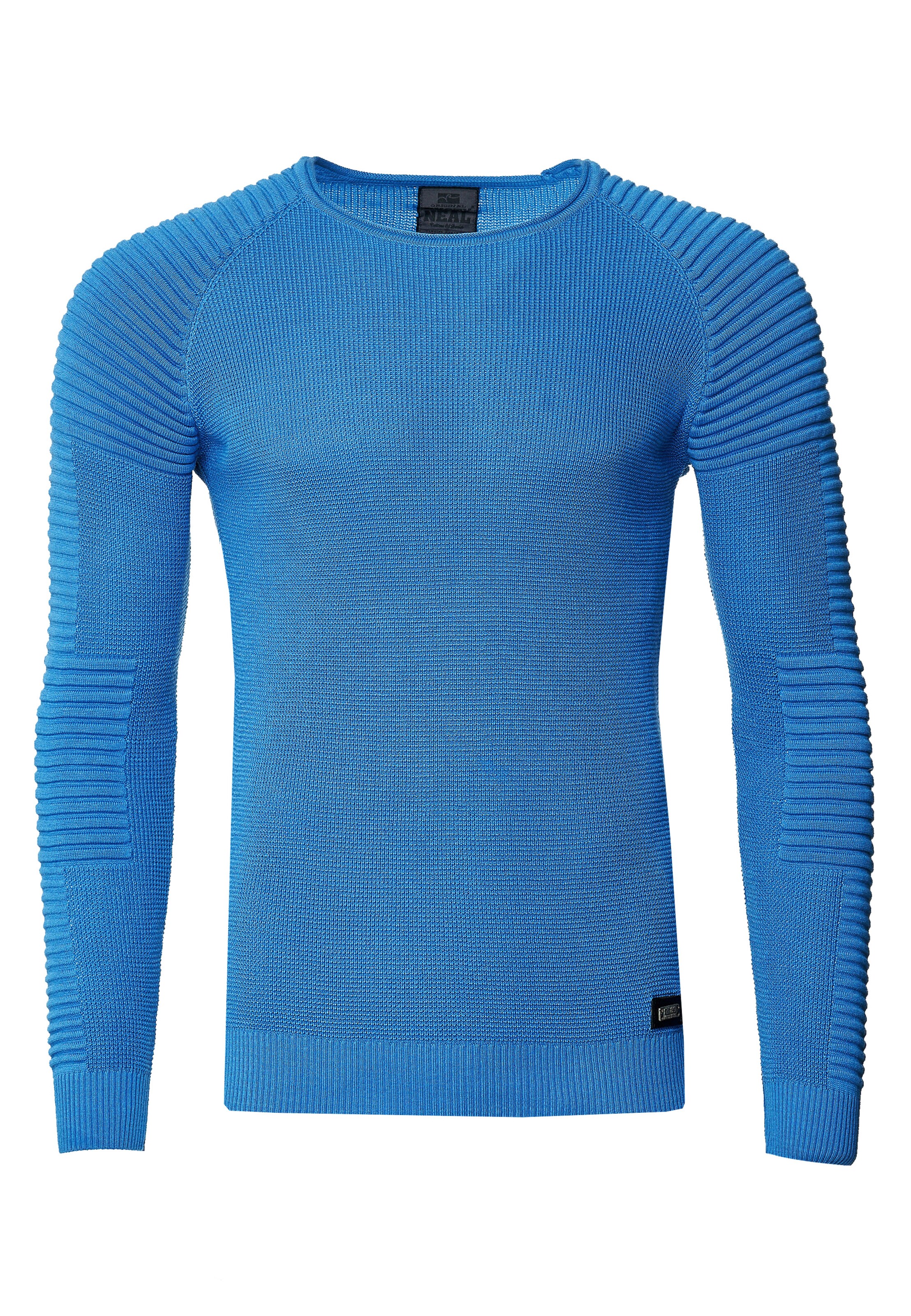 Rusty Neal Pullover in Blau: Vorderseite