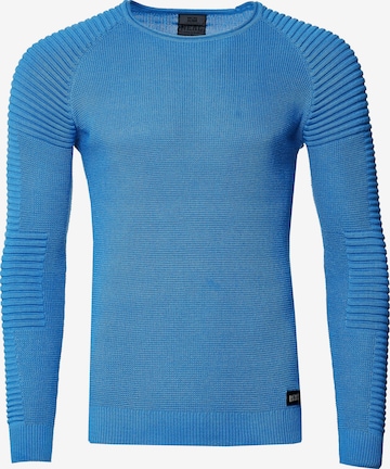 Rusty Neal Sweater in Blue: front