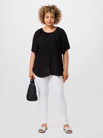 Tom Tailor Women + Blouse in Black