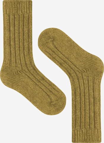 Chaussettes normani en jaune