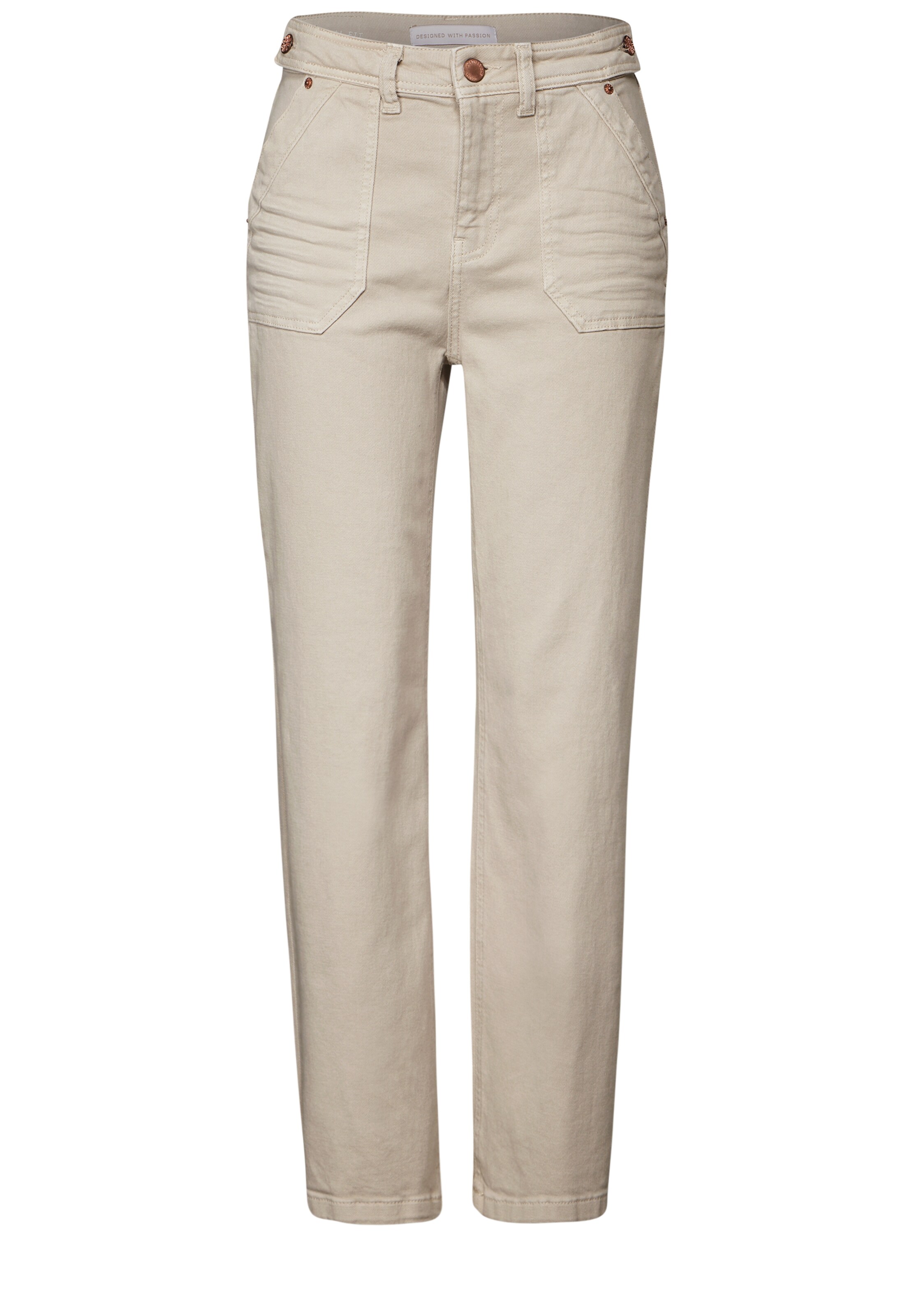 STREET ONE Regular Jeans in Beige: front