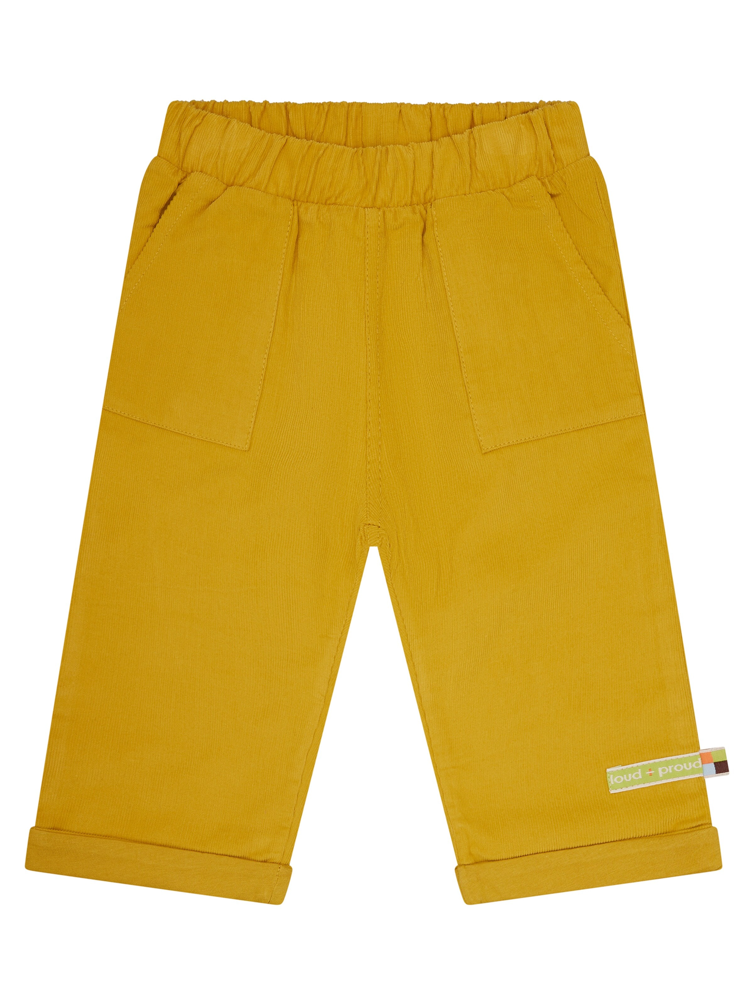 loud + proud Pants in Yellow: front