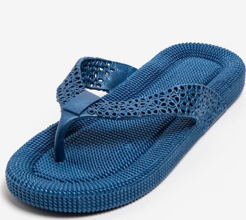 Brasileras - Sandalias de dedo 'Flopee' en azul: frente