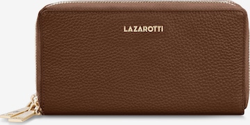 Lazarotti Wallet 'Bologna' in Brown: front