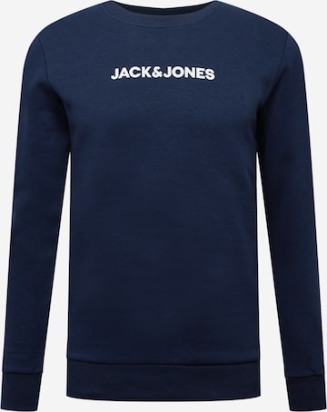 JACK & JONESSweater majica 'YOU' - plava boja: prednji dio
