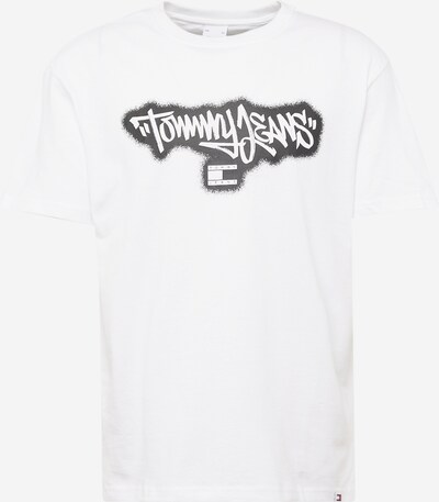 Tommy Jeans Тениска в черно / бяло, Преглед на продукта