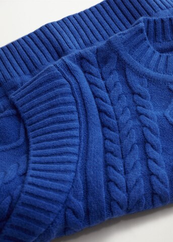 MANGO Pullover 'Bunny' in Blau