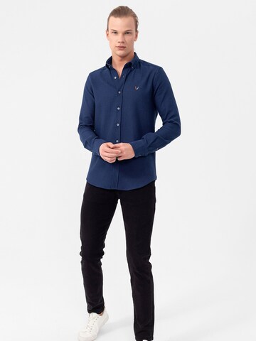 By Diess Collection Regular Fit Skjorte i blå