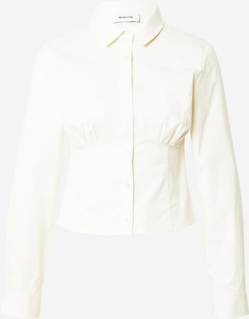 Camicia da donna 'Harrison' di modström in bianco: frontale