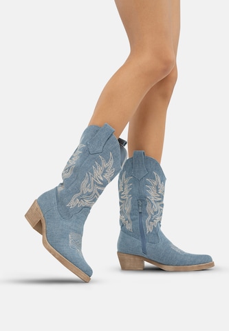 Salinyang Cowboylaarzen in Blauw