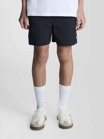 Lyle & Scott Zwemshorts in Blauw: voorkant