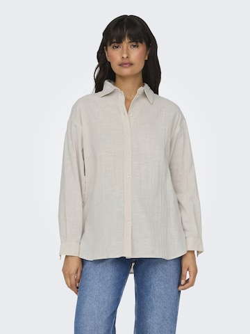ONLY - Blusa en beige: frente