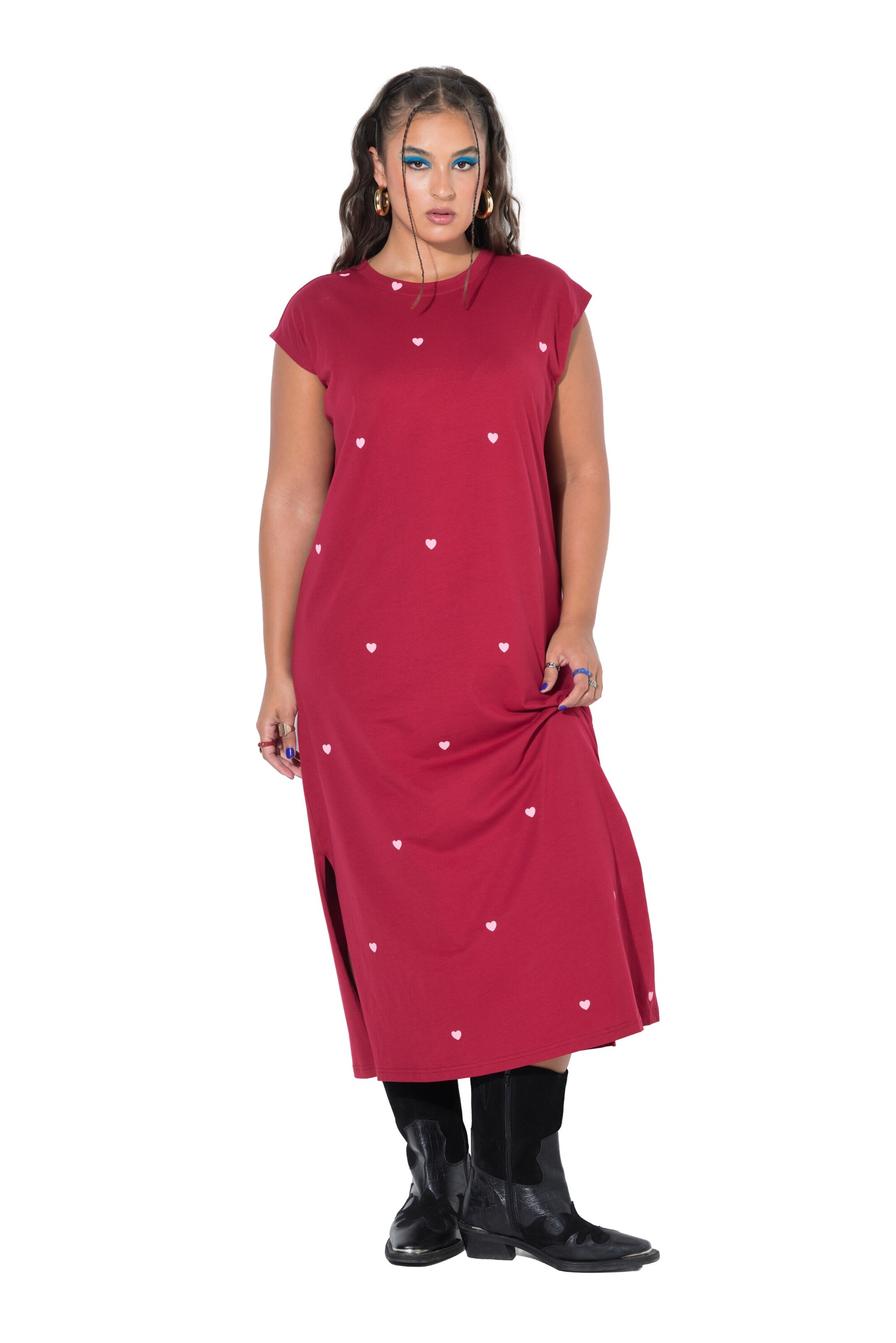 Studio Untold Dress in Red: front