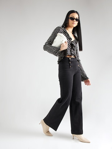 Camicia da donna di TOPSHOP in nero