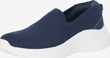 Scarpa slip-on di Elara in blu: frontale