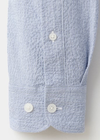 MANGO MAN Slim Fit Hemd 'Kissos' in Blau