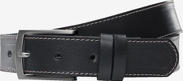 BABISTA Ledergürtel ' Milanverro ' in Schwarz: Vorderseite
