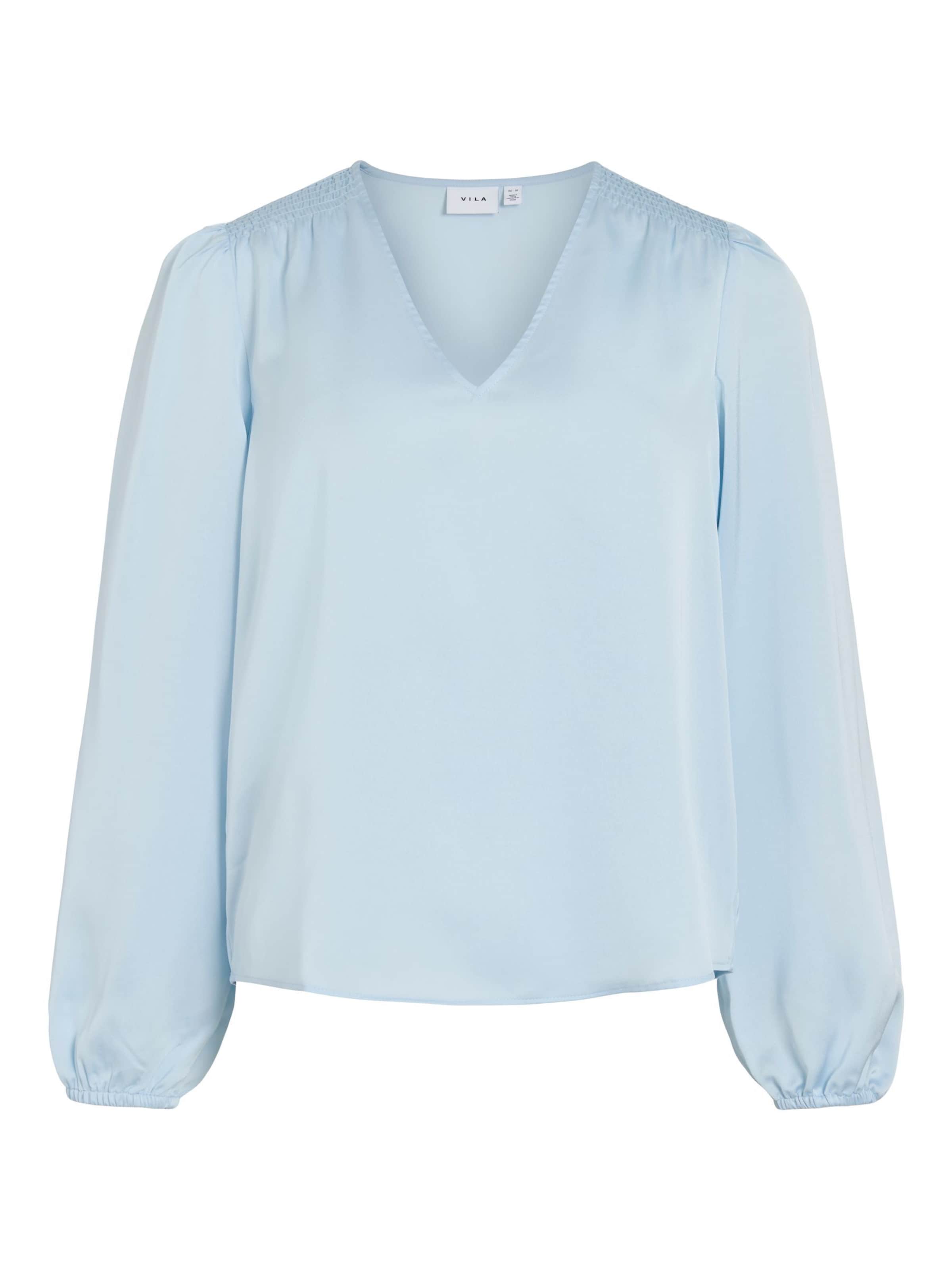 VILA Blouse 'VIEllette' in Blauw: voorkant
