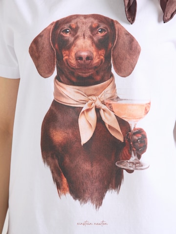 T-shirt EINSTEIN & NEWTON en blanc