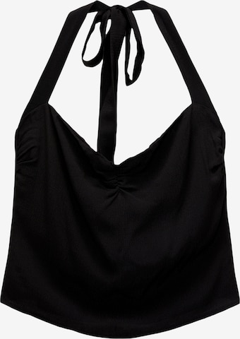 Top di Pull&Bear in nero: frontale