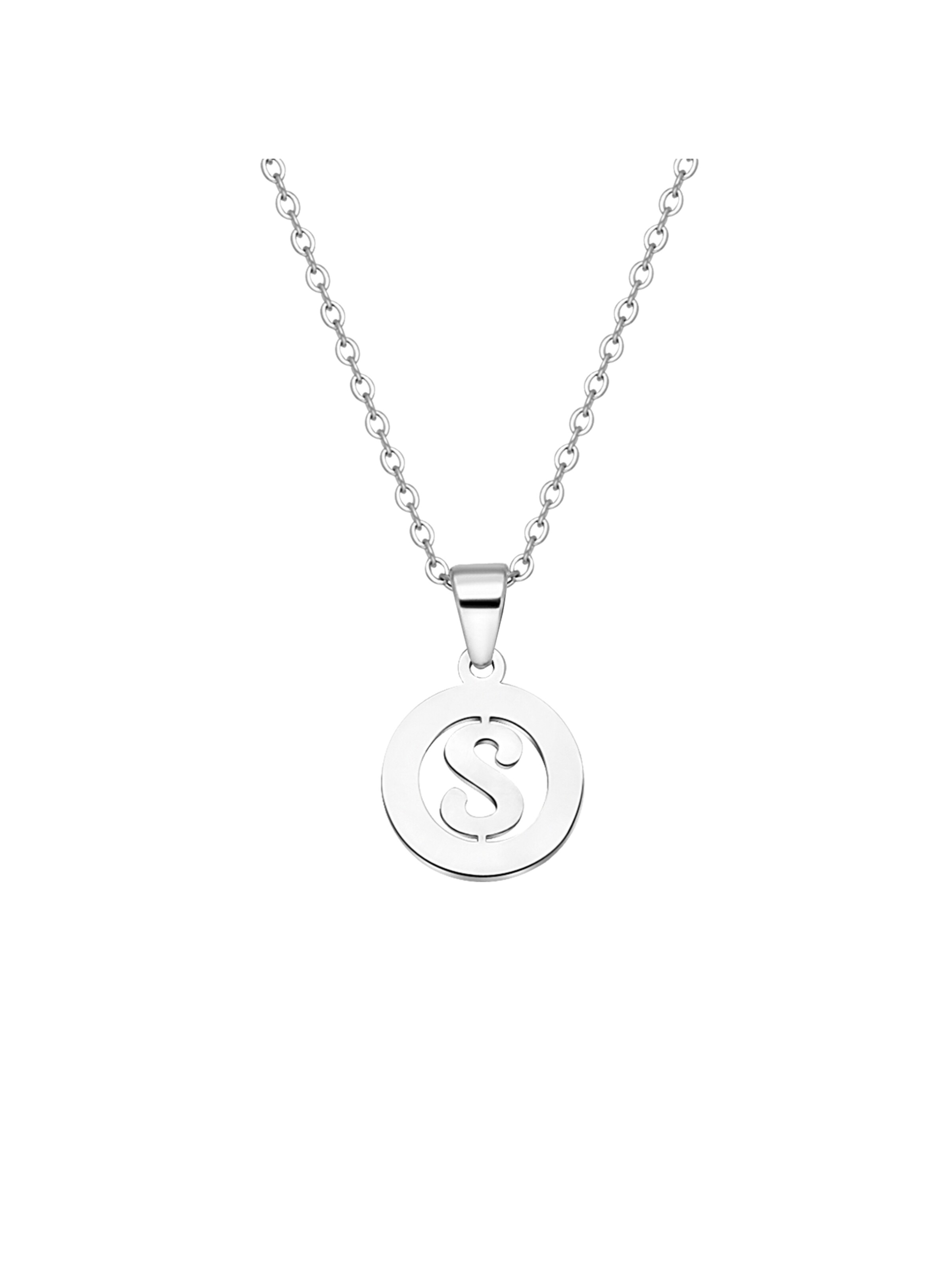 Lucardi Kette in Silber: Vorderseite