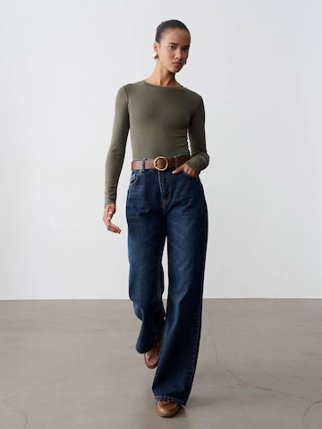 Dilvin - Blusa body em verde
