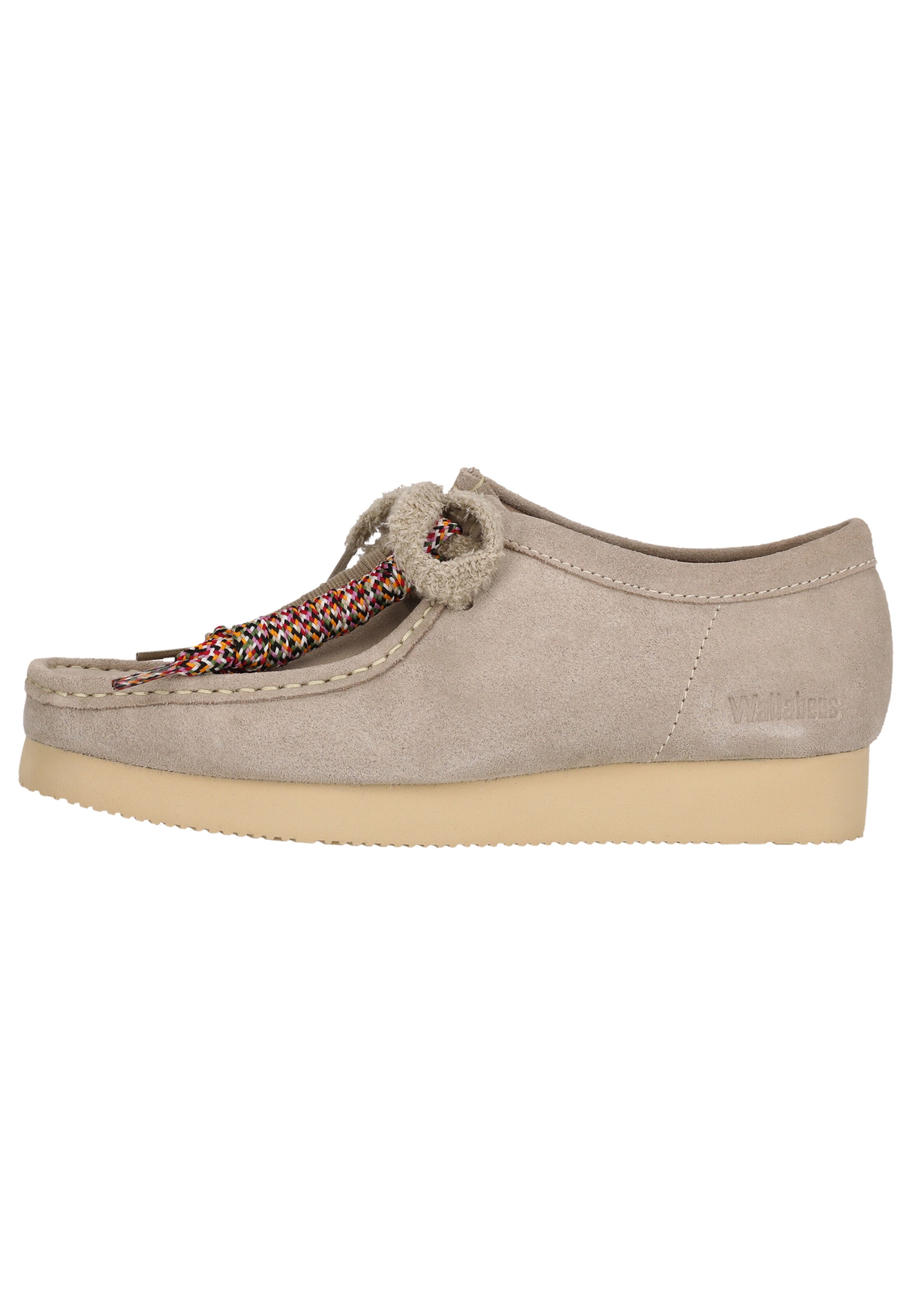 CLARKS Lace-up shoe 'Wallabee' in Beige