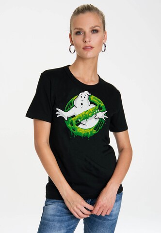LOGOSHIRT Shirt 'Ghostbusters Slime Logo' in Gemengde kleuren: voorkant