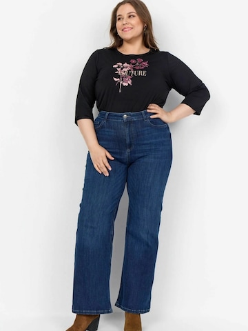 T-shirt 'Sibelle' Wasabi Concept en noir