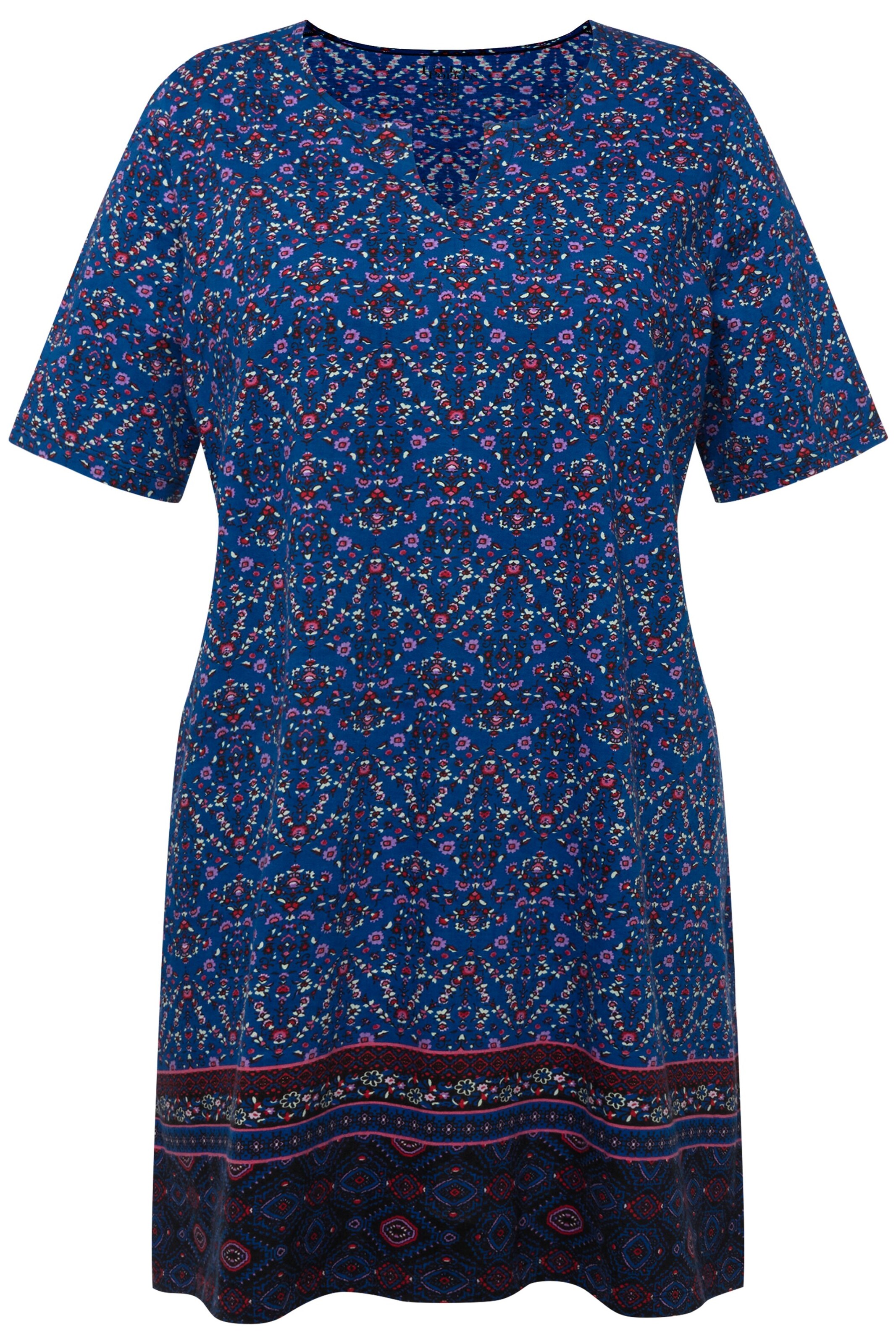 Ulla Popken Shirt in Blau: Vorderseite
