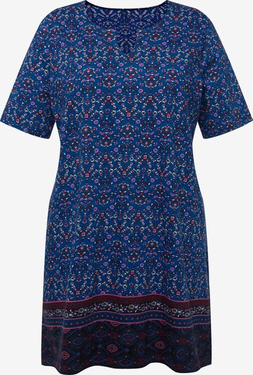 Ulla Popken T-shirt en bleu marine / orchidée / rouge / noir / blanc, Vue avec produit