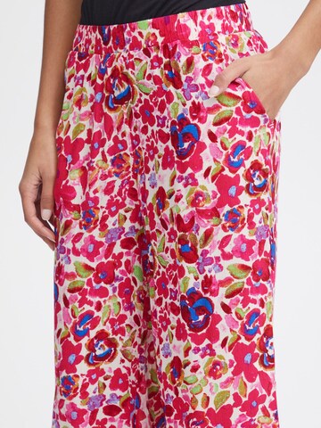 ICHI Regular Broek 'Marrakech' in Gemengde kleuren