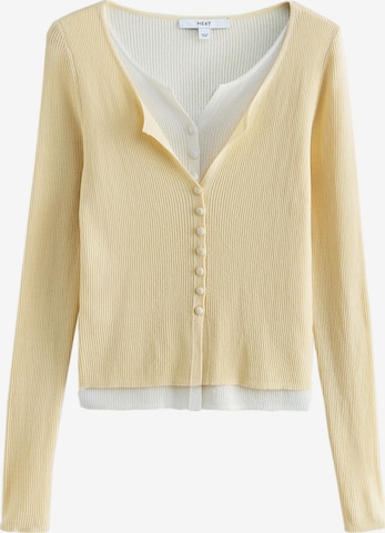 Next - Casaco de malha em amarelo: frente