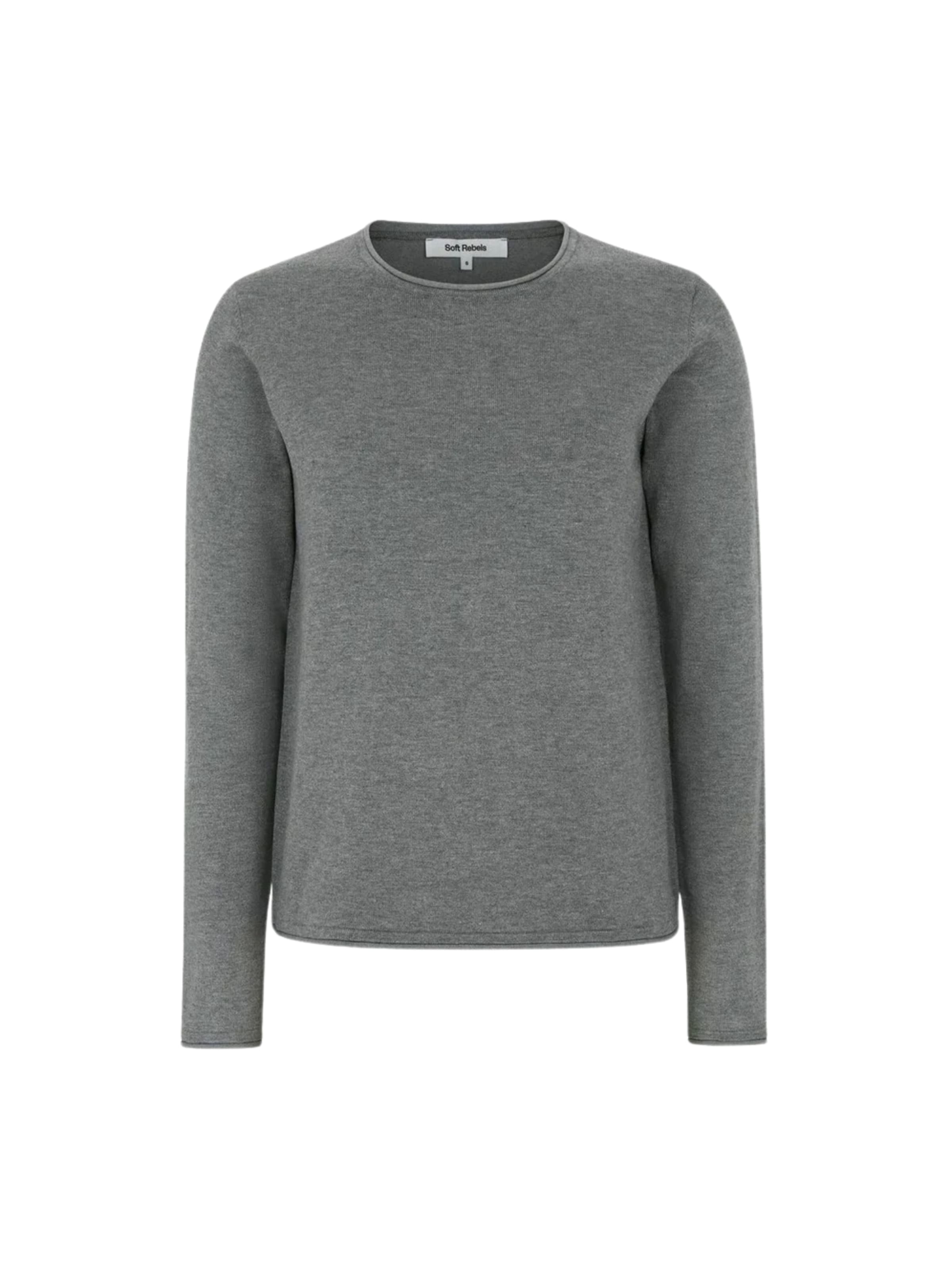 Pull-over 'Marla' Soft Rebels en gris : devant