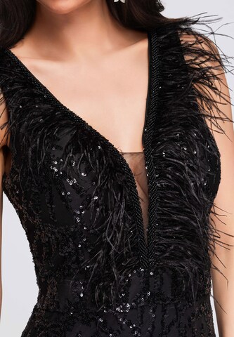 Ombre Avondjurk in Zwart