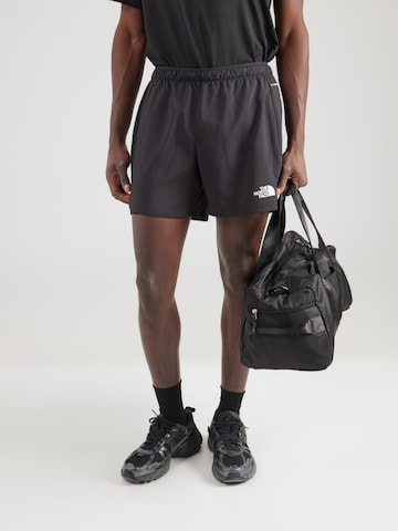 THE NORTH FACE Normalny krój Spodnie sportowe 'LIGHTBRIGHT' w kolorze czarny: przód