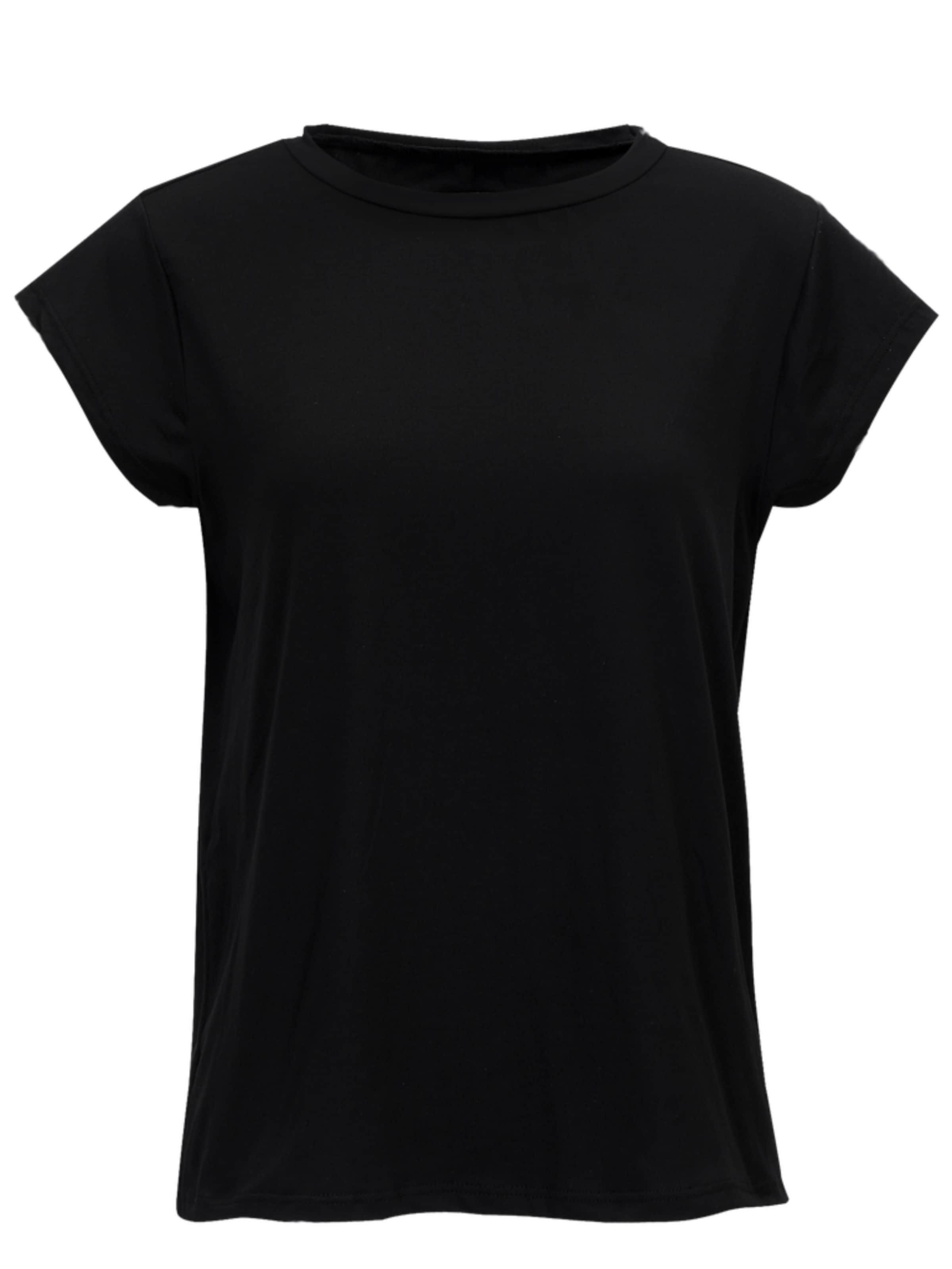 Liberte Essentiel T-shirt ' ALMA ' in Schwarz: Vorderseite